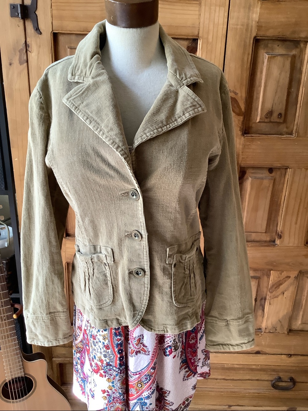 ambition Tan Corduroy Blazer Jacket